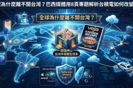 全球為什麼離不開台灣？巴西媒體用8頁專題解析台積電如何改變世界